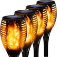 thumbnail image 1 of Solar Lights Outdoor,stillcool Solar Flickering Dancing Flame Lights Waterproof Security Lights (large), 1 of 2