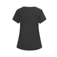 thumbnail image 4 of Erwazi Women's Scrubs V-Neck Nurse Uniform T-Shirt Clinic Easy Care Healthcare Workwear Cardigan Top, 4 of 5