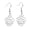 Flower bud-S, variant on Stainless Steel Floral Dangle Hook Earrings for Adult Women, Gold Silver Star Rose Lotus Mandala Poppy Hollow Unalome Vintage Drop Earrings Jewelry Gift(Lotus)