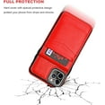 thumbnail image 6 of iPhone 11 Pro Max Case Wallet with Credit Card Holder, Premium Leather Magnetic Clasp Kickstand Heavy Duty Protective Cover for 11 Pro Max 6.5 Inch(Red), 6 of 13