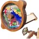 thumbnail image 1 of Caleidoscopio giratorio mágico de madera para niños, Kit de artesanía Natural rellenable, regalo de Navidad, 1 Uds., 1 of 5