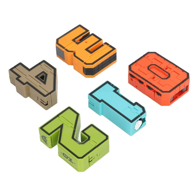 Jouets de Mathématiques Number Bots, Robots Transformants de Chiffres, Jouets de Reconnaissance des Couleurs et d'Apprentissage, Idéaux pour Identifier les Jouets d'Apprentissage et de Vacances