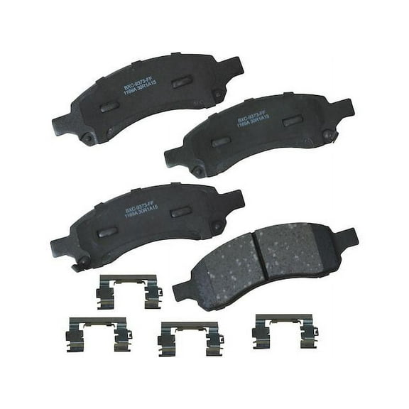 Front Brake Pad Set - Compatible with 2007 - 2015 GMC Acadia 2008 2009 2010 2011 2012 2013 2014