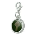 thumbnail image 2 of Celtic Christian Cross Irish Ireland Antiqued Bracelet Pendant Zipper Pull Charm with Lobster Clasp, 2 of 4