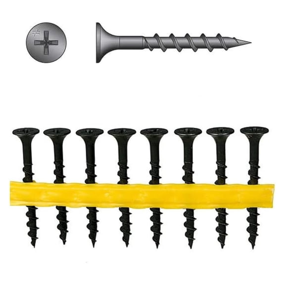 DWC114PS DWC Drywall Screw (Collated) #6 x 1-1/4 in. #2 Phillips Bugle-Head (2500-Qty)