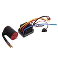 thumbnail image 3 of 80A Brushless ESC Set, Waterproof Dustproof Electric Speed Controller Professional Reliable Efficient Oversized Bearing  for 1/10 RC Car, 3 of 8