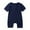 Navy, variant on Summer Baby Boys Clothing Agkizg Baby Boys Bodysuits, Baby Boys Short Sleeves Rompers, Toddler Kids Baby Girls Boys Solid Short Sleeved Fashion Rompers