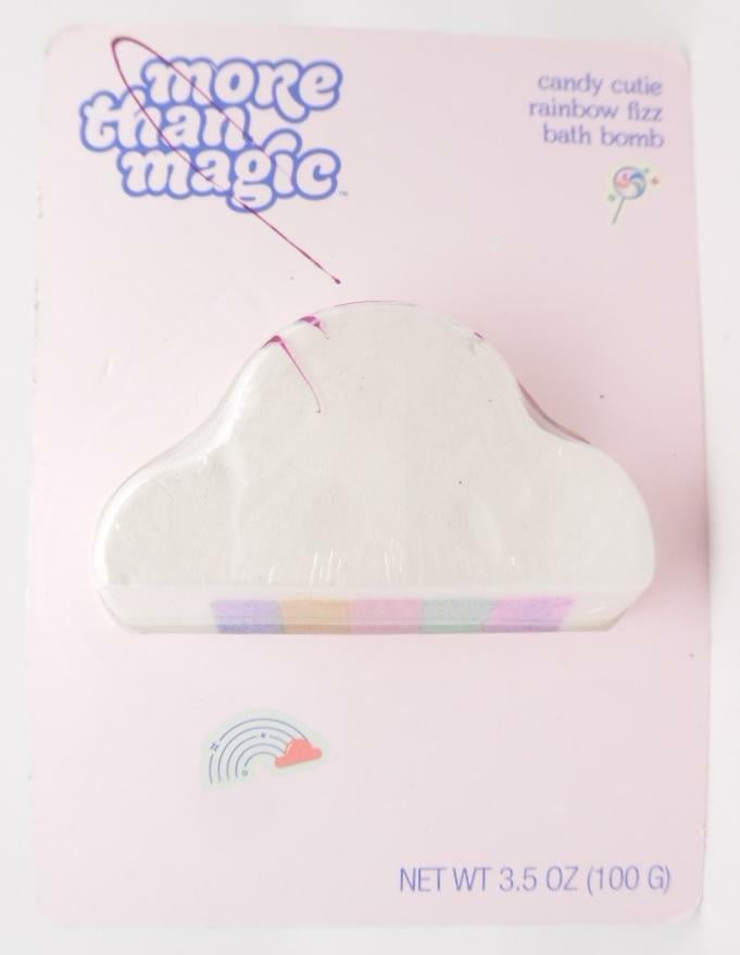 More Than Magic Rainbow Bath Bomb - Candy Cutie Rainbow Fizz Bath Bomb - 3.5 oz