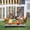 Red, variant on Anoncndin Long Chicken Feeder, 45" Chicken Feeder And Duck Feeder Stainless Steel, Double Sided Poultry Feeders With Crossbar Large Capacity For Chicken Duck Goose
