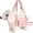 white, variant on Dog Crossbody Bag Cute Puppy Women Shoulder Bag Animal Shaped Pu Handbag Y2k Carrier Bag Cartoon Dog Coin Pouch