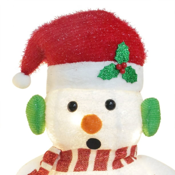 Holiday Time Light-up Snowman Family, 3-Piece, LED Outdoor Décor