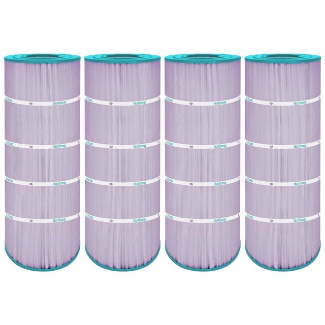 Hurricane 4 Pack HF8316-01P Platinum Purple Pool Filter Cartridge Replacement