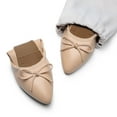 thumbnail image 5 of Women Foldable Flats Pointed Toe Ballet Shoes Slip On Comfortable Bowknot Design Lightweight Travel Dress Flats, 5 of 6