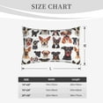 thumbnail image 3 of Plush Throw Pillow Covers, Happy Dog Faces Collage Pillow Cases with Invisible Zipper, Breathable Microfiber Pillow Cases Standard Size for Sleeping Bedroom Sofa Living Room, 3 of 5