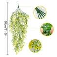 thumbnail image 7 of Kumdkd Fake Hanging Plants 1 Pc Artificial Hanging Plants Fake Ivy Vine Faux Pothos Vines Artificial Ivy Leaves Greenery Plant for Room Patio Home Indoor Outdoor Shelf Wall Garden Decor(No Baskets), 7 of 7