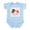 Sky Blue, variant on CafePress - Big Sister Elephant Infant Bodysuit - Baby Light Bodysuit, Size Newborn - 24 Months