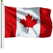 G128 - Canada Flag 3x5ft Printed Quality Polyester with Brass Grommets Double Stitched Canadian Flag Canadian National Flag Canada Canadian Country Flag
