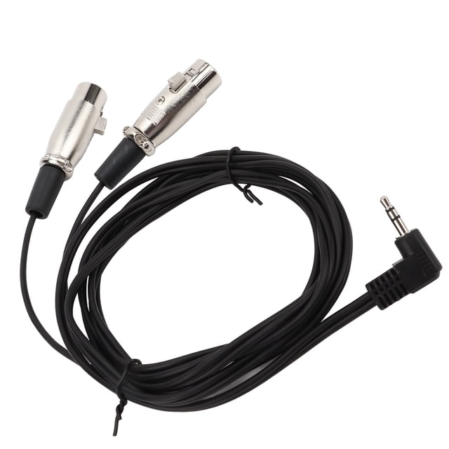 Dual XLR Cable Y Type 3.5mm Audio Line High Transmission Rate Portable Plastic Material Alkali Resistance For Cameras ANGGREK Otros