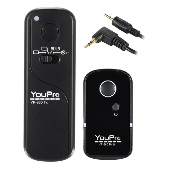 Disparador YouPro YP-860 E3 2,4 G Control remoto inalámbrico disparador liberación transmisor receptor 16 canales para Canon 550D 600 D 650D 700 D 760D 750 D 70 7 2 60 D 1100 1200 500D 450D Rebel T2i YouPro Disparador