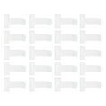 thumbnail image 2 of CIMAXIC Transparent Plastic Ticket Folder for Clamping Notes Durable and Practical 20 Pieces Mini T Shape,2.91"X1.56"X0.04", 2 of 4