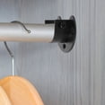 thumbnail image 4 of IDEANATEGRATE 4Ud Soportes Para Barra En Y Closet Acero Inoxidable Con Acabado Negro, 4 of 6