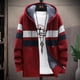 thumbnail image 5 of Suéter de otoño e invierno para hombre, cárdigan con capucha, chaqueta de punto con cremallera, suéter informal de moda, forro polar grueso, 5 of 5