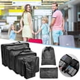 thumbnail image 1 of Packing Cubes For Travel 7Pcs Travel Cubes Set Foldable Suitcase Organizer Lightweight Luggage Storage Bag, 1 of 3