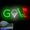 thumbnail image 2 of Handmadetneonsign Golf Neon Sign, Golf Ball Led Light, Golf Sport Club Wall Art Light 93610, 2 of 5