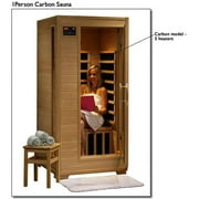 Heat Wave SA2402 Buena Vista 1 Person Sauna with Carbon Heaters
