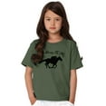 thumbnail image 5 of Talk Derby Me Kentucky Racing Crewneck T Shirts Boy Girl Teen Brisco Brands X, 5 of 6