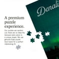 thumbnail image 5 of Lantern Press 1000 Piece Jigsaw Puzzle, Denali National Park, Alaska, Northern Lights over Lake, 5 of 5