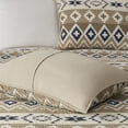 thumbnail image 4 of Woolrich Montana Farmhouse Ensemble Mini Courtepointe 100 pour Cent Coton Finition Beige, 4 of 8