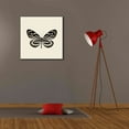 thumbnail image 6 of Epic Graffiti 'Butterfly VIII B&W' by Debra Van Swearingen, Canvas Wall Art, 26"x26", 6 of 6