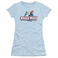 thumbnail image 2 of Chilly Willy Logo S/S Junior Women's T-Shirt Sheer Light Blue, 2 of 2