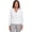 WHITE, variant on Alfred Dunner Womens Eyelet Denim Long Sleeve Jacket