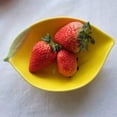thumbnail image 3 of Ksopiavobs Ceramic Appetizer Plate Lemon Plate Dessert Plate Salad Pasta Bowls Food Serving Tray for Fruit Cheese Dessert Snack, 3 of 7