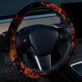thumbnail image 2 of Halloween Car Wheel Cover, Steering Wheel Cover 14.5 Inch, Printing, PVC Leather, Auto Accessories, 2 of 6