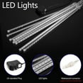 thumbnail image 5 of Sinhoon Outdoor Meteor Shower Lights, Waterproof 30cm 8 Tube 192 LED Falling Snow Lights Christmas String Light for Garden Outdoor Patio Holiday Party Decoration, 5 of 8