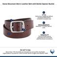 thumbnail image 5 of Stone Mountain  Leather Belt with Bottle Opener Buckle (Men), 5 of 5