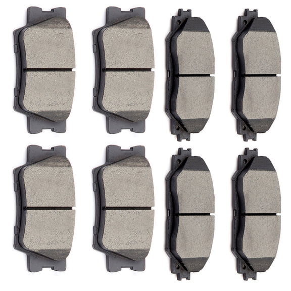 ECCPP 8PCS Ceramic Brake Pads Fits 2011-2015 for Toyota RAV4 2.5L Front Rear Left and Right