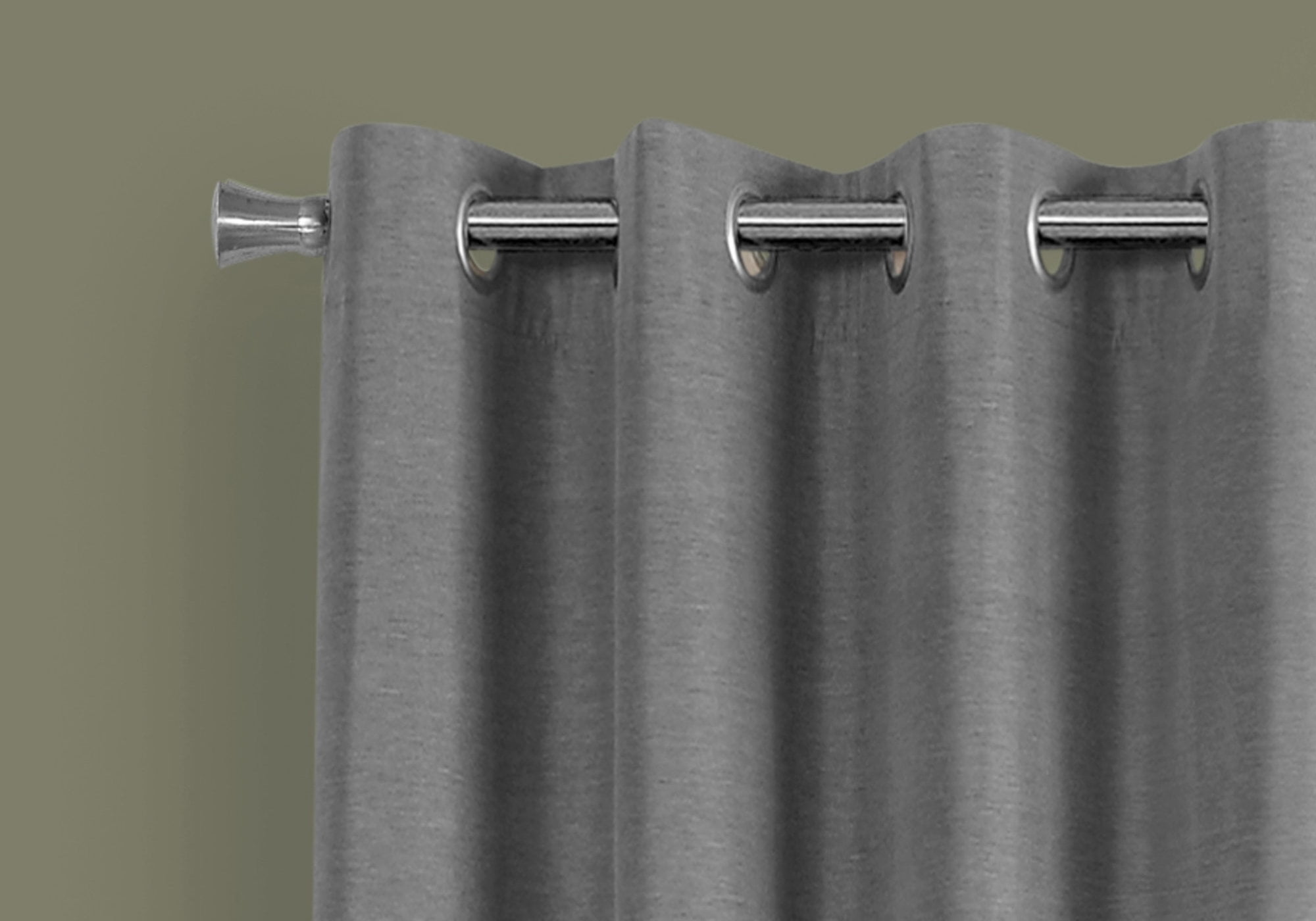 Curtain Panel, 2pcs Set, 54"w X 95", 100% Blackout, Grommet, Living Room, Bedroom, Kitchen