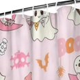 thumbnail image 3 of Kawaii Halloween Ghost Pattern Shower Curtain 84"x72" ,Bathroom Decorative Shower Curtains Set with 12 Hooks,Modern Waterproof Washable Shower Curtain, 3 of 6