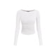 thumbnail image 1 of Camisas de Manga Larga PRETTYGARDEN para Mujer Otoño 2025 Blanco, 1 of 9