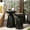 Black, variant on Navy Blue Metal End Table Set / Durable and Gives a Modern Vibe