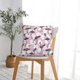 thumbnail image 7 of Wukai Pineapple Flamingo Premium Polyester Fleece Pillow Covers with Hidden Zipper Closure,Luxuriously Soft and Durable-18"x18", 7 of 7