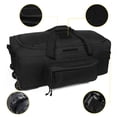 thumbnail image 4 of Bolsa de lona táctica de gran capacidad de 124L, equipaje rodante para acampar de alta resistencia, senderismo, maleta de viaje, 4 of 4