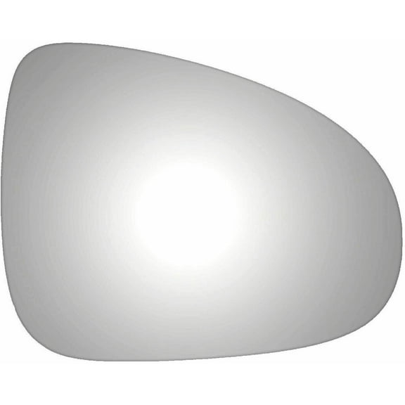 Convex Passenger Side Replacement Mirror Glass for 2011-2015 Volkswagen Touareg W/O Baking Plate