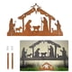 thumbnail image 5 of onlyliua para Interior/Exterior Adornos de Metal para Nochebuena Siluetas de Hierro Forjado, 5 of 5