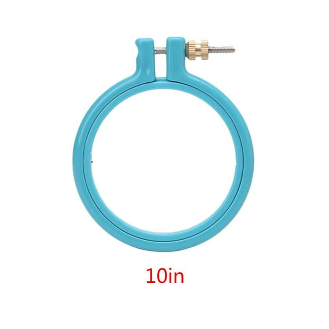 keepw Machine à Broder en Plastique 3-10 Pouces Outil de Couture Couleur Aléatoire 10 Pouces