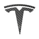 thumbnail image 1 of Compatible with Tesla Model 3 Y front and rear trunk logo metal replacement stickers, replacement car emblem decal sticker accessories, 1 of 5